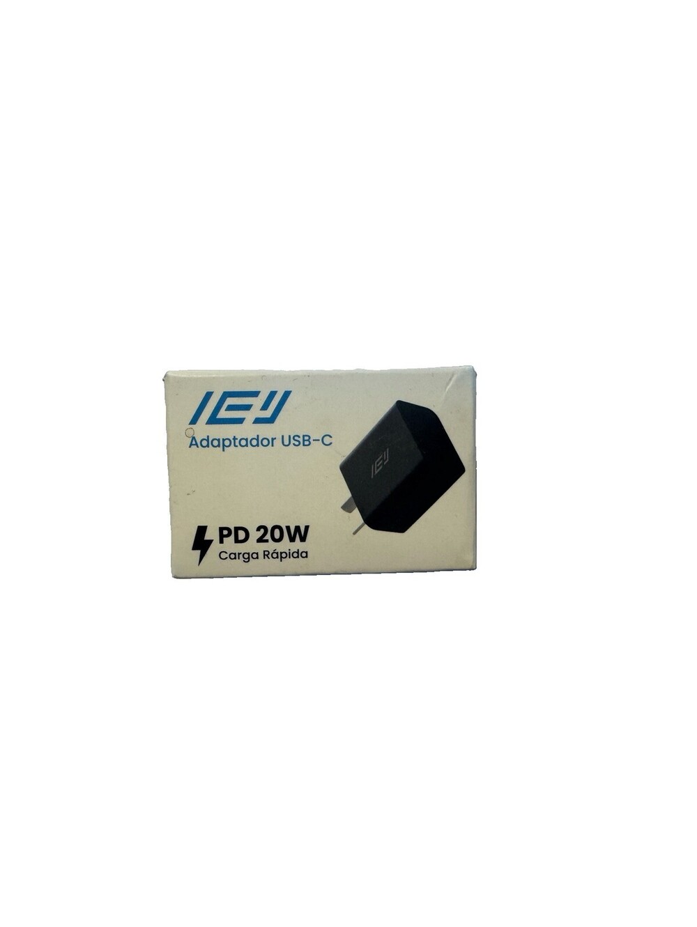 (A3) IEY 20W USB-C PD Fast Wall Charger Power Adapter Black New Open Box